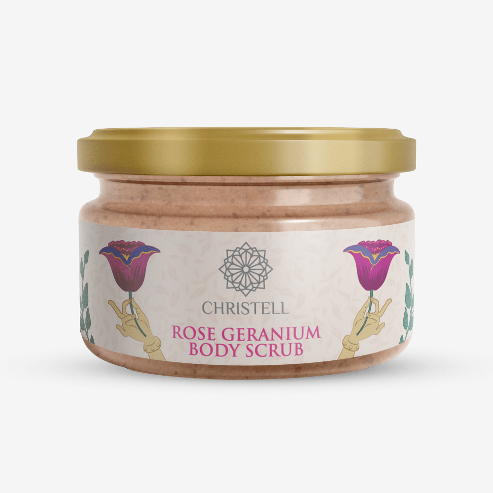 13 – Rose geranium Body Scrub